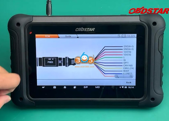 OBDSTAR DC706 Read and Write Fiat IAW 10GF ECU 7