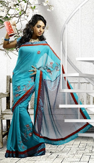Georgette-Indian-Party-Wear-Saree