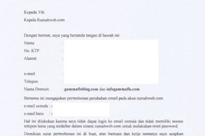 Lupa Password Akun Rumahweb dan Tidak Bisa Login Email Verifikasi