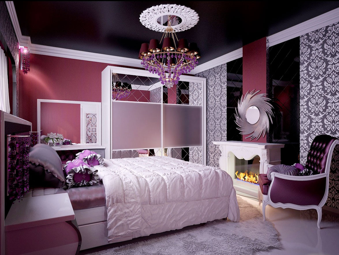 Girls Room Paint Ideas with Feminine Touch