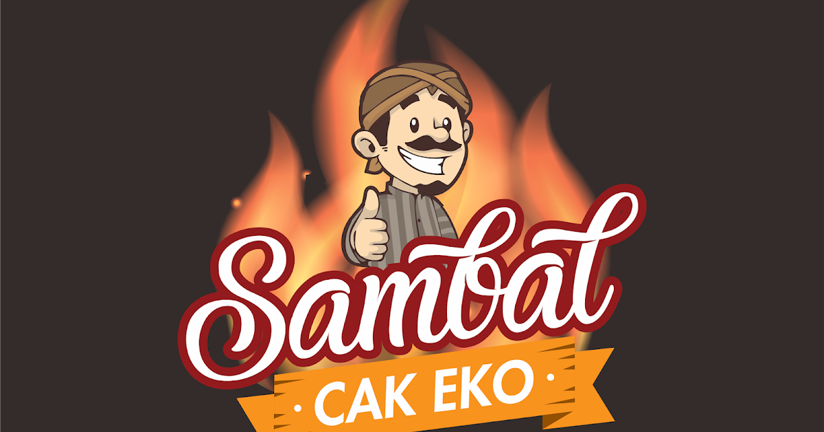 DESIGN LOGO  SAMBAL KEKINIAN  CAK EKO Kebun Design 