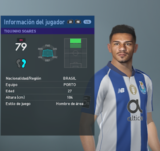 PES 2019 Faces Tiquinho Soares by BMPES