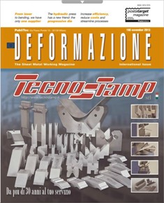 Deformazione 198 - Novembre 2013 | ISSN 1973-7270 | CBR 96 dpi | Mensile | Professionisti | Lamiera | Laser | Materiali
Strumento utile per il lavoro di chi ha fatto della lamiera il fulcro della propria attività, Deformazione è la più aggiornata rivista tecnica specializzata sulla lavorazione della lamiera e su tutte le altre tecniche di deformazione plastica dei metalli. La rivista, segue da vicino uno dei comparti industriali della macchina utensile più vivaci e dinamici, caratterizzato da una costante evoluzione e un continuo rinnovamento tecnologico che Deformazione, cronista attenta di ciò che accade nel proprio settore di riferimento, racconta ai lettori con competenza e obbiettività, in un linguaggio consono ma semplice. I contenuti della rivista sono il frutto delle esperienze dirette maturate dalla redazione a stretto contatto con i costruttori e i lettori che sono i veri protagonisti del settore, ognuno con la propria storia e il proprio bagaglio di esperienze, competenze e applicazioni. Ampia la tipologia degli argomenti trattati, che spaziano dal taglio dei formati lamiera con tecnologia laser, plasma e water-jet, alle tecniche più convenzionali come lo stampaggio a freddo e a caldo, la piegatura e la saldatura con processi MIG/MAG, TIG e laser.