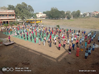 सरस्वती शिशु मंदिर स्कूल में मनाया गया स्वामी विवेकानंद जी का जन्मदिवस