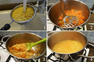 foto preparazione ricetta migliotto di zucca per bambini