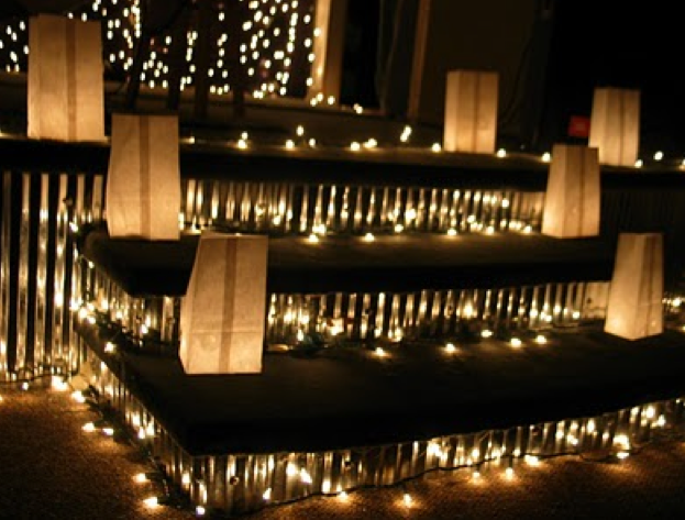 A Wedding Decoration Staple Paper Bag Lanterns