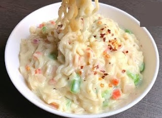 white maggi noodles recipe