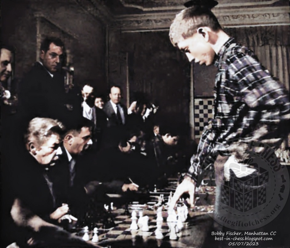 Bobby Fischer's True History - Portoroz, Yugoslavia. Bobby Fischer of  Brooklyn, 15-year-old United States champion, made his international debut  August 05, 1958, in a closely fought match with Oleg Neikirch of Bulgaria.