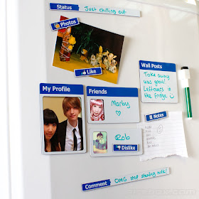 Facebook-style magnets