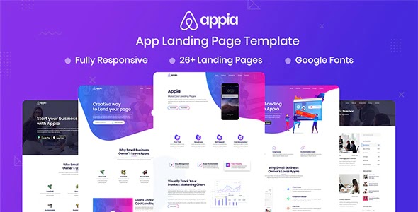 App Landing Page Template