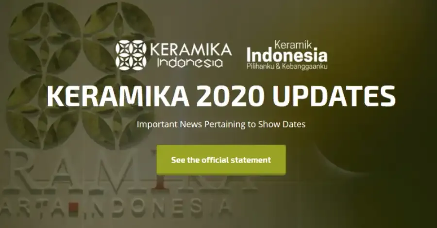 Keramika 2020 will be postpone to June 2020