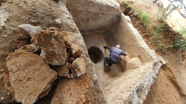 Το αρχαίο πατητήρι  (Courtesy: Israel Antiquities Authority)