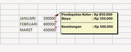 vba macro mengecek string / value tertentu dalam insert comment