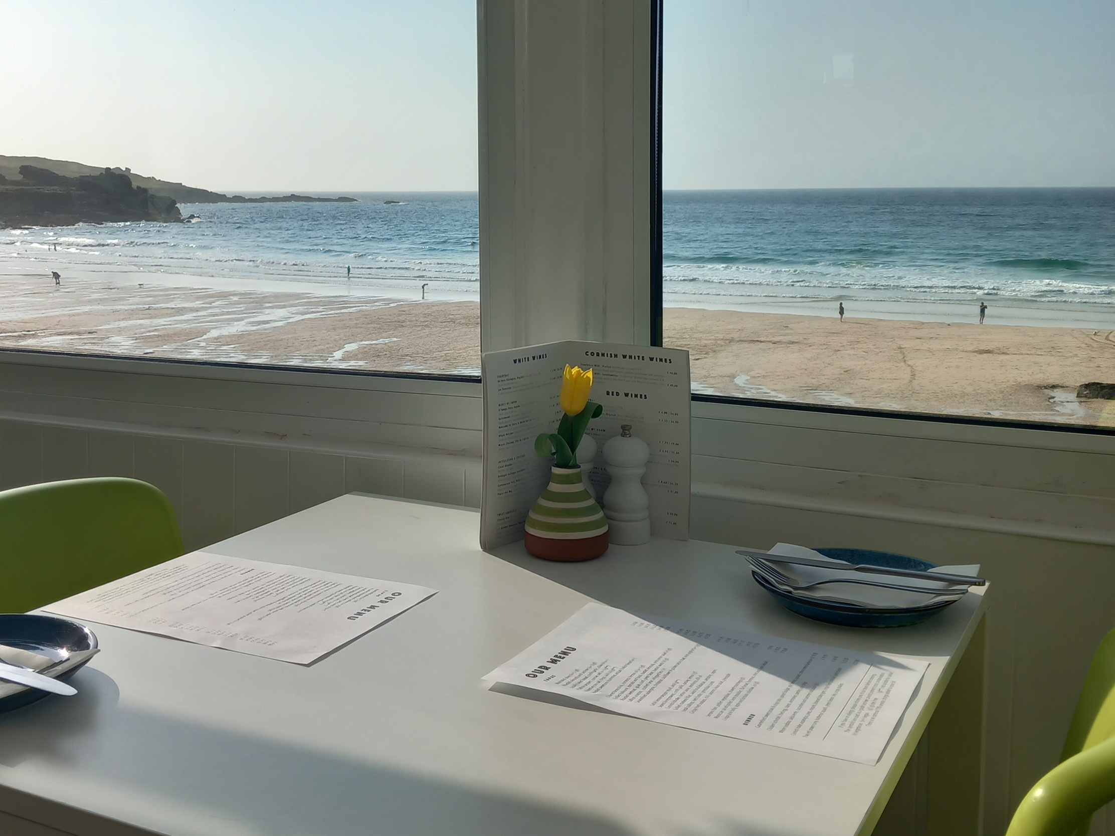 Sea Views at Porthmeor Beach Cafe