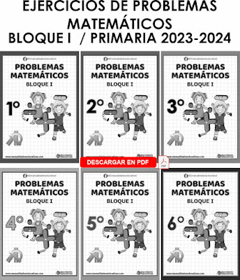 PROBLEMAS MATEMÁTICAS BLOQUE I PRIMARIA  CICLO ESCOLAR 2023-2024