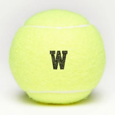 Personalized Tennis Ball with initials
