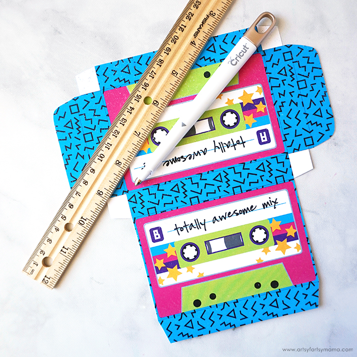 Free Printable 80's Cassette Box