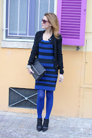 striped dress, french connection dress