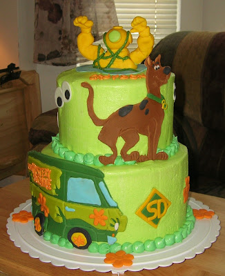 Scooby  Birthday Cake on Scooby Doo Cake Buttercream Icing With Fondant Elements Scooby And The
