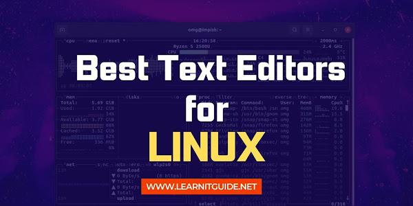 Best Text Editors for Linux