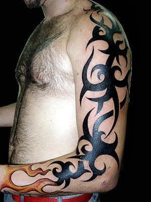 tattoo tribal sleeve tattoo tribal sleeve and fire tattoo