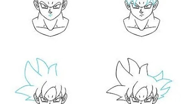 Como Dibujar a Goku Paso a Paso Dragon Ball 