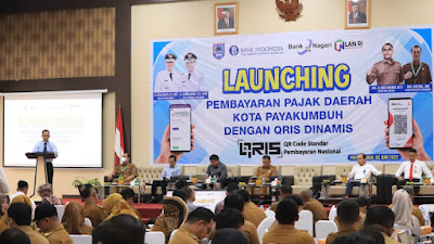 Aplikasi QRIS Dinamis Pajak Kota Payakumbuh Diluncurkan
