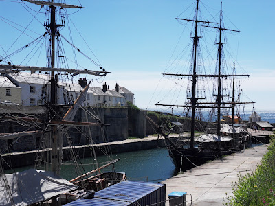 Tall Ships at Charlestown, Cornwall