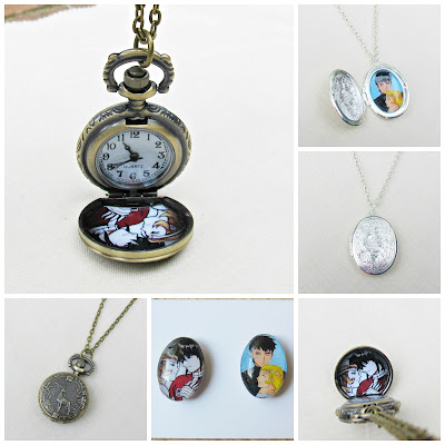 image custom order by two cheeky monkeys voltron fan art keith and allura pocketwatch necklace locket necklace bronze silver domum vindemia magnet set