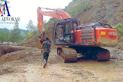 Jalan Blangkejeren - Pining Longsor, Alat Berat Berupaya Bersihkan Material