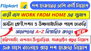 Flipkart Recruitment 2022 | Work From Home Jobs Flipkart | 10,000 Vacancy - Apply Online