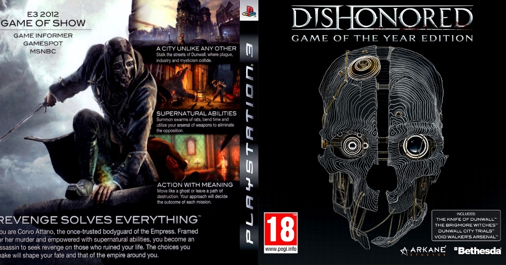 PS3 TORRENTS DOWNLOADS: DISHONORED GOTY EDITION PS3 TORRENT