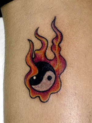 free chinesse yin-yang tattoo