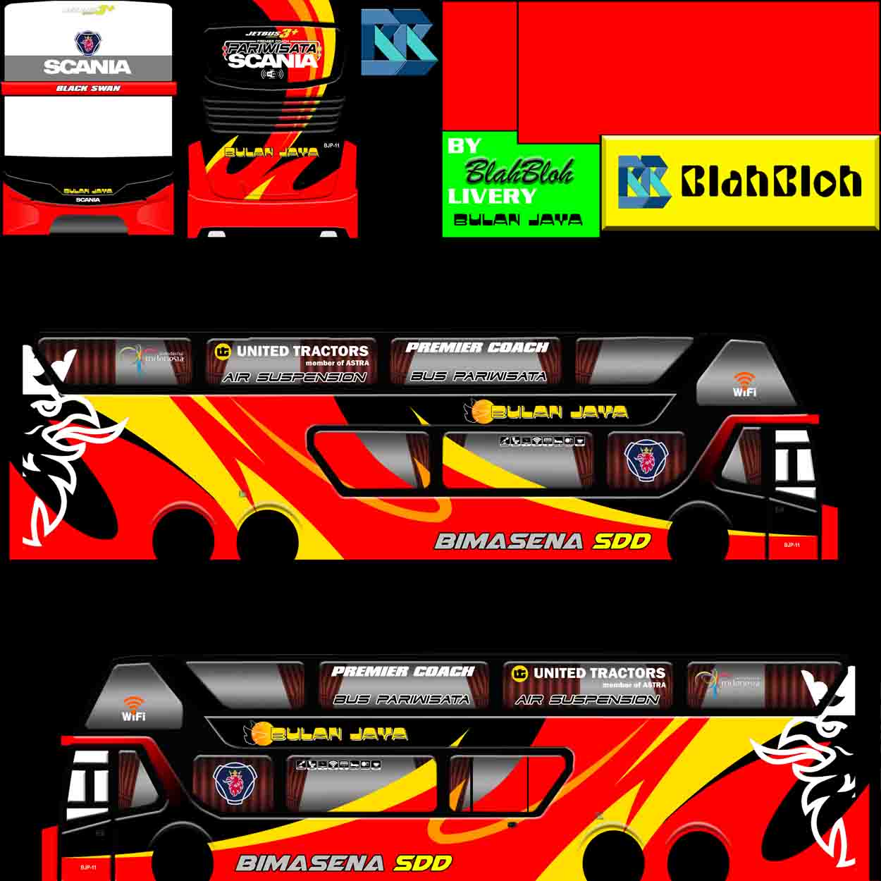 livery bussid tingkat 2 terbaru