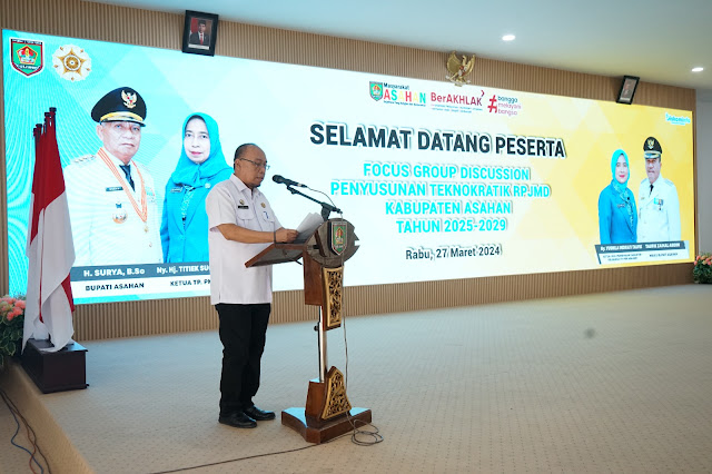 Buka FGD RPJMD Kabupaten, Ini Harapan dan Pesan  Sekda Asahan