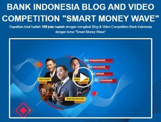lomba blog dan video bank indonesia 2016, Blog And Video Competition – Smart Money Wave