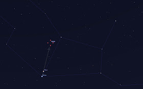 spica and mars point to ceres and vesta