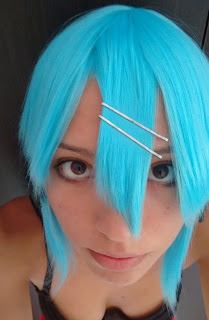 Tutorial, donuth, channel, sinon, wig, peluca, blue, aliexpress, 