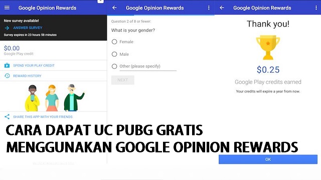 Cara Dapat UC PUBG Gratis