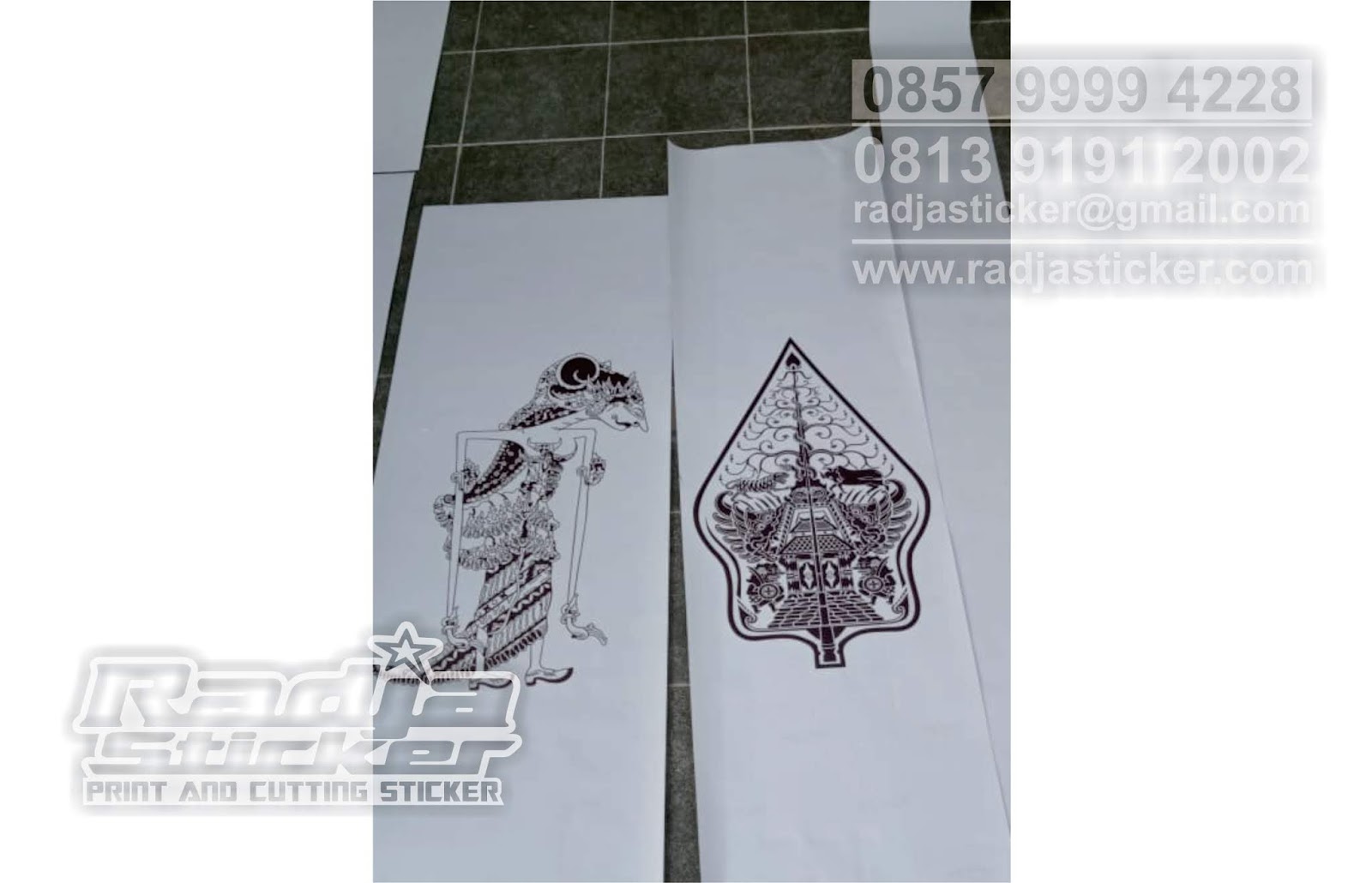 Sandblast Kaca Motif Wayang Sandblast Kaca Motif Gunungan Sandblast Kaca Nuasa Klasik Jasa Pasang Sandblast Jogja Radja Sticker