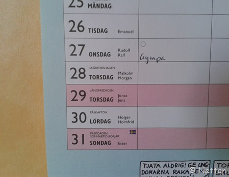 Vad hände med långfredagen