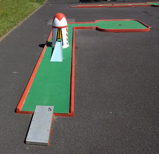 Crazy Golf course at Fairhaven Lake in Lytham Saint Annes