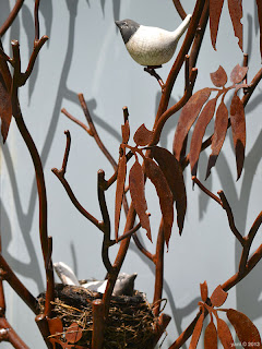 cracked birds in a rusty gum