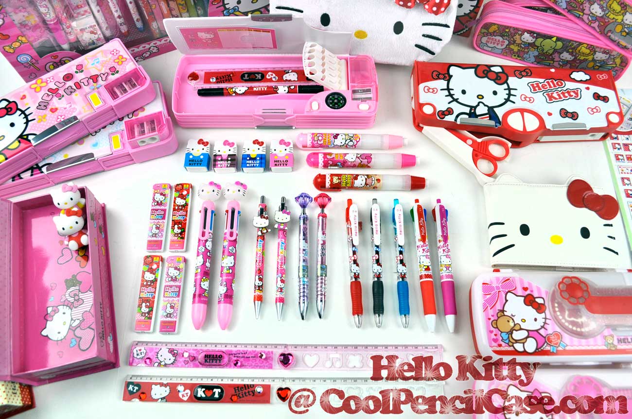 Hello Kitty Pencils Pink Set Of 6 Vintage