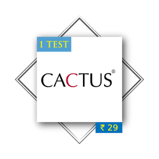 Download Online Test Practice Paper of CACTUS 