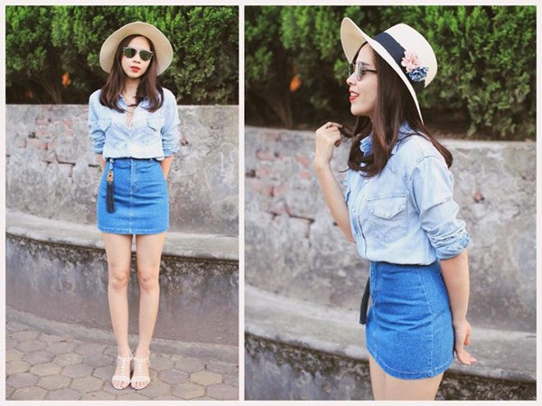 Denim on denim - Xu hướng thời trang khiến sao Việt phát cuồng