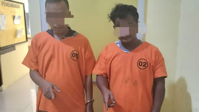 Dua Pelaku Curat Diamankan Polsek Kampar Kiri Hilir