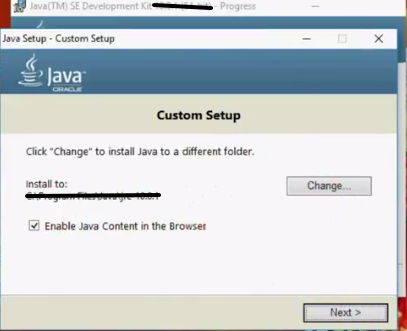 Java Runtime Environment Screenshot2