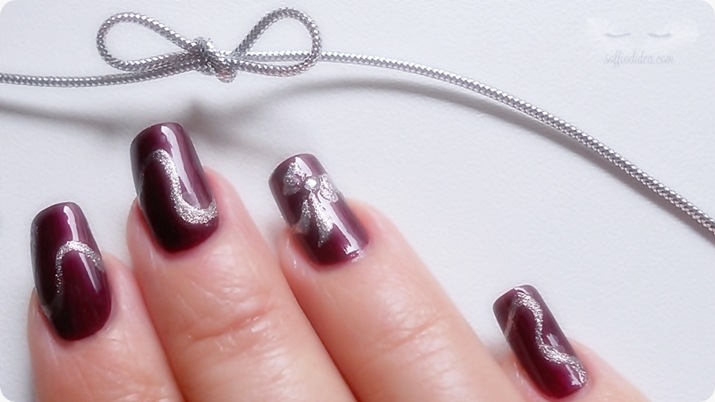 nailart - soffio di dea - soffiodidea - fiocco - nail art - 3a