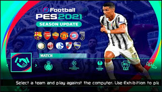 Download PES 2021 PPSSPP By Tutoriales Bendezu V1.8.0 Update Winter Transfer 2021 & Best Graphics Real Face